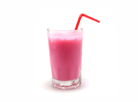 Pink milk.の写真素材