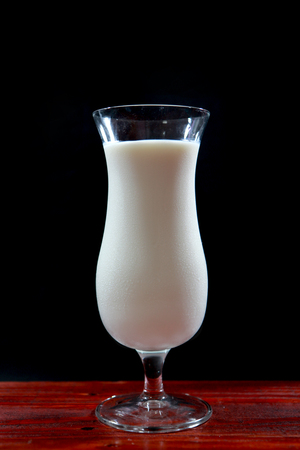 Pink milkの写真素材