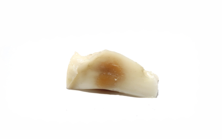 Steamed Flour with Coconut Filling  (Kanom Sai Sai).の写真素材