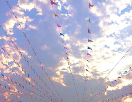 Flags Party.の写真素材