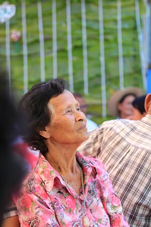 Grandma's waiting.の写真素材