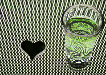 glass of vodkaの写真素材