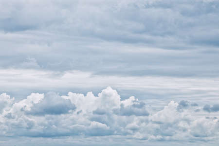 cloudy spring in calm, dry weather during the dayの写真素材