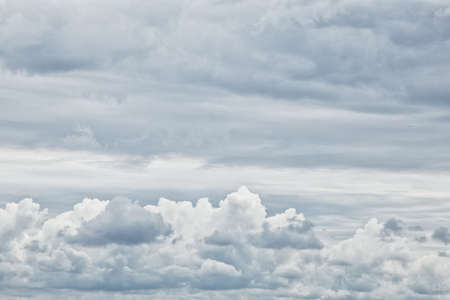 cloudy spring in calm, dry weather during the dayの写真素材