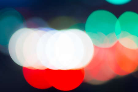 Blurred and defocused abstract background with soft multicolored bokeh circles, overlay concept