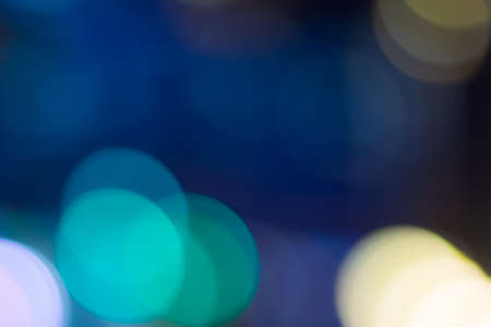 Blurred and defocused abstract background with soft multicolored bokeh circles, overlay conceptの写真素材