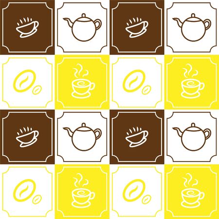 Illustration  Vector Graphic of Coffee Shop, foodcourt, atc.のイラスト素材