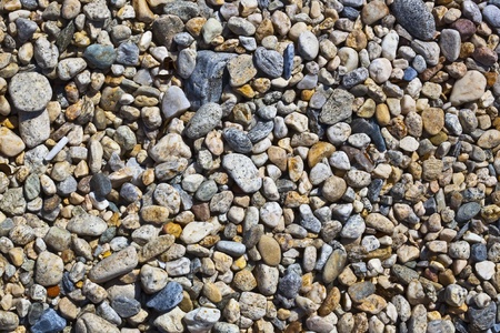 Decorative stone, gravel, pebbles as a background, texture の写真素材