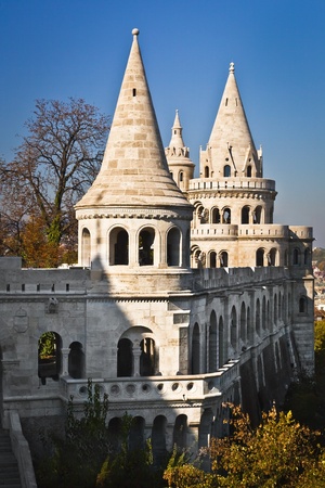 Fisherman Bastion on the Buda Castle hill in Budapest, Hungaryのeditorial素材