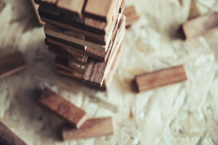 Closeup image of a blockの写真素材