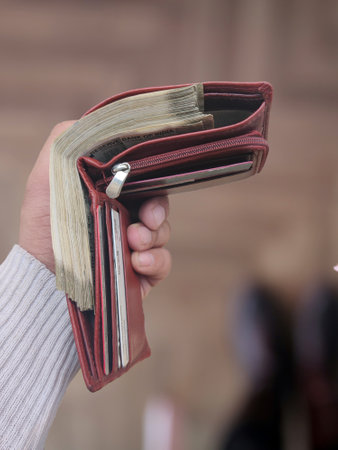 Wallet with full currency notes