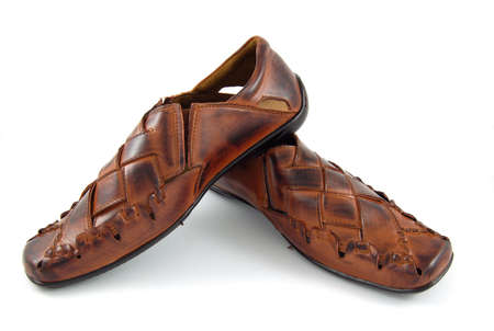 shoes isolated on whiteの写真素材