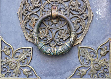 Bronze doorknockerの写真素材