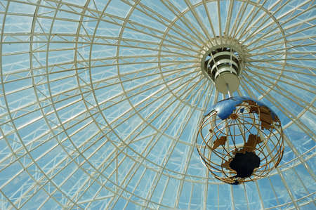 Dome of a shopping center