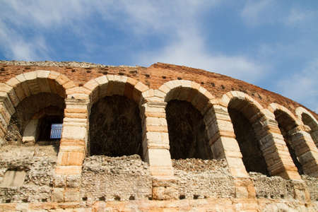 Roman amphitheatre Arena in Verona, Italy の写真素材