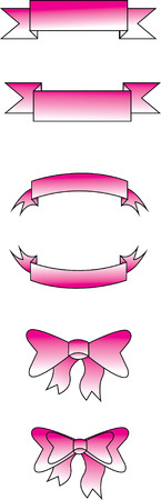 Pink Ribbonのイラスト素材