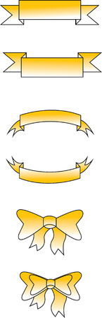 Yellow Ribbonのイラスト素材