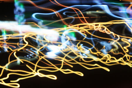 Light and power linesの写真素材