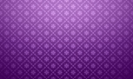 Luxury Thai pattern purple background illustration. Lai Thai element pattern. Lilac themeの写真素材