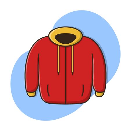 Winter Jacket Icon Vector Design Illustrationのイラスト素材