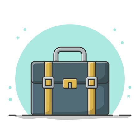 Suitcase Travel Bag Vector Designのイラスト素材