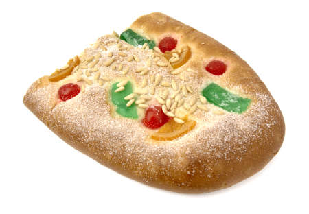 Sugary fruit cake