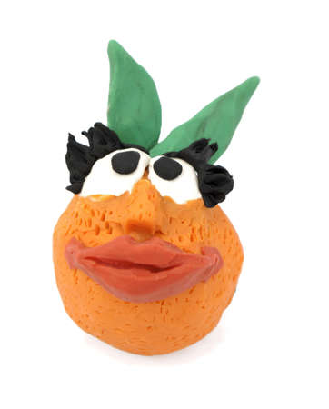 Orange lipsの写真素材