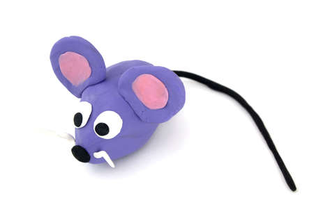 Plasticine mouseの写真素材
