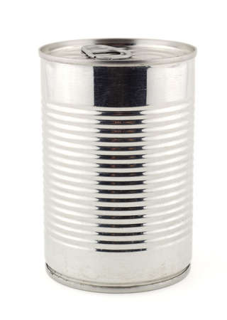 Metal tin of canned 