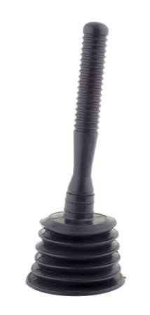 Health workers in rubber plunger in black