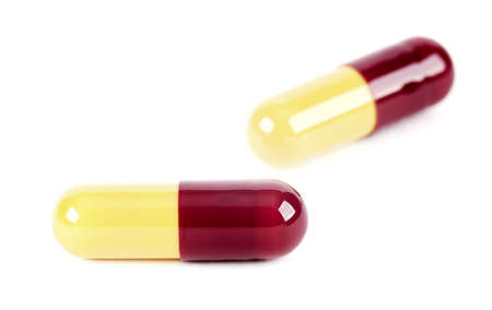 Capsules filled with medicineの写真素材