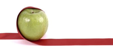 Apple red horizontal stripeの写真素材