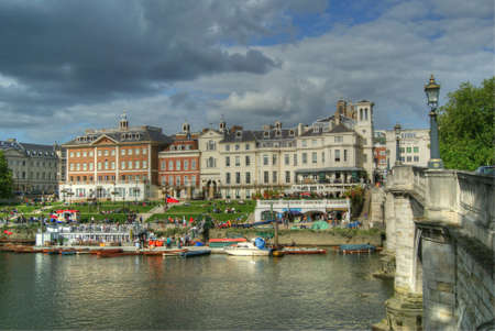 Richmond Riverside, Richmond-upon-Thames, Englandの写真素材