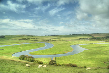 The River Cuckmere, East Sussex, England