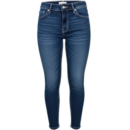 Discover these premium dark wash skinny jeans crafted for ultimate comfort and a flattering fit. Their timeless style makes them a versatile addition to any wardrobe.の素材