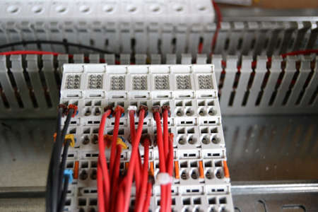 Industrial automation, PLC panels, PLC modules, panel manufacturing, cable connection