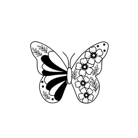 Butterfly svg creative designのイラスト素材
