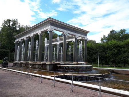 Nice square fountain so beautiful designの写真素材