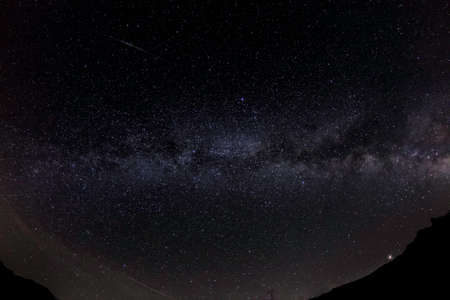 Milky Way over the Nivolet Passの写真素材