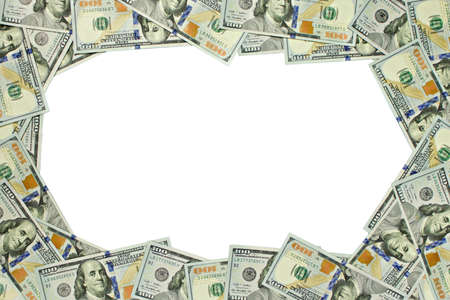 Dollar vignette 2:3の写真素材