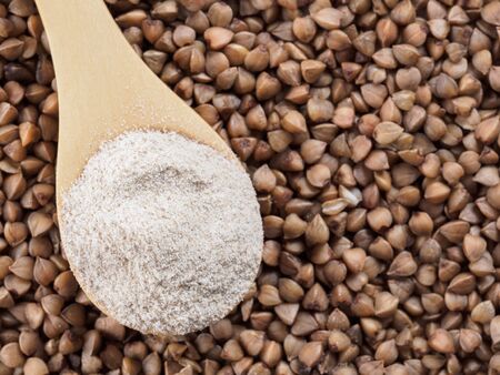 Buckwheat flourの写真素材