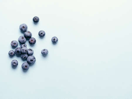 Blueberry background copy spaceの写真素材