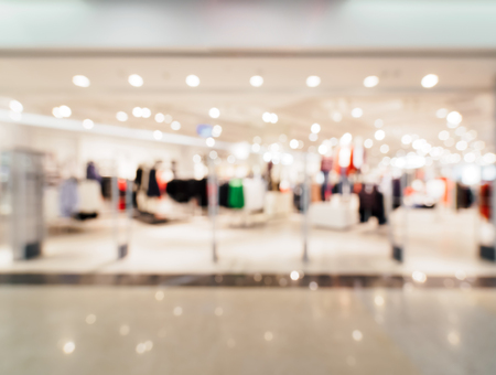 Shopping mall blur backgroundの写真素材