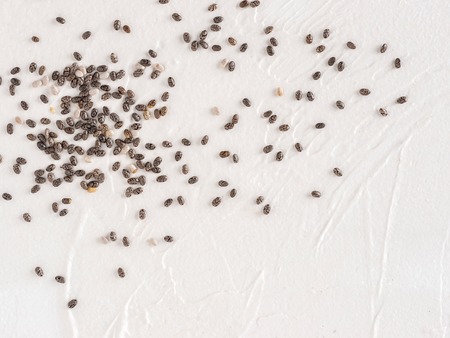 Chia seeds with copy space