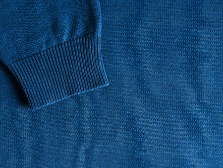 Sweater in classic blue color of year 2020の写真素材