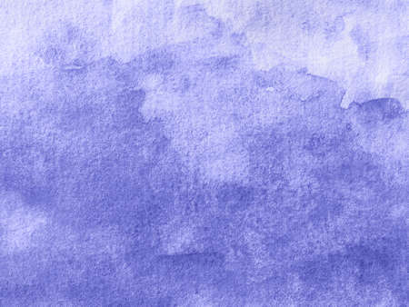 Demonstrating color of 2022 year Very Peri. Violet watercolor background. Abstract watercolor purple gradient background with copy space for designの写真素材