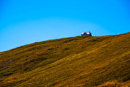 refuge on Monte Altissimo, Trento, Italyの写真素材