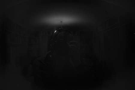 my portrait obscuredの写真素材