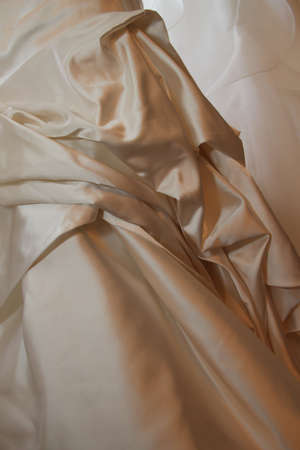 NEW YORK - APRIL 21: A Model gets ready backstage for Anne Barge bridalshow at The London Hotel during Bridal Fashion Week on April 21, 2013 in New York City のeditorial素材