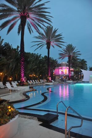 MIAMI BEACH, FL - JULY 18: A general view of atmosphere at the Mercedes-Benz Fashion Week Swim 2014 Official Kick Off Party at the Raleigh Hotel on July 18, 2013 in Miami Beach, Floridaのeditorial素材